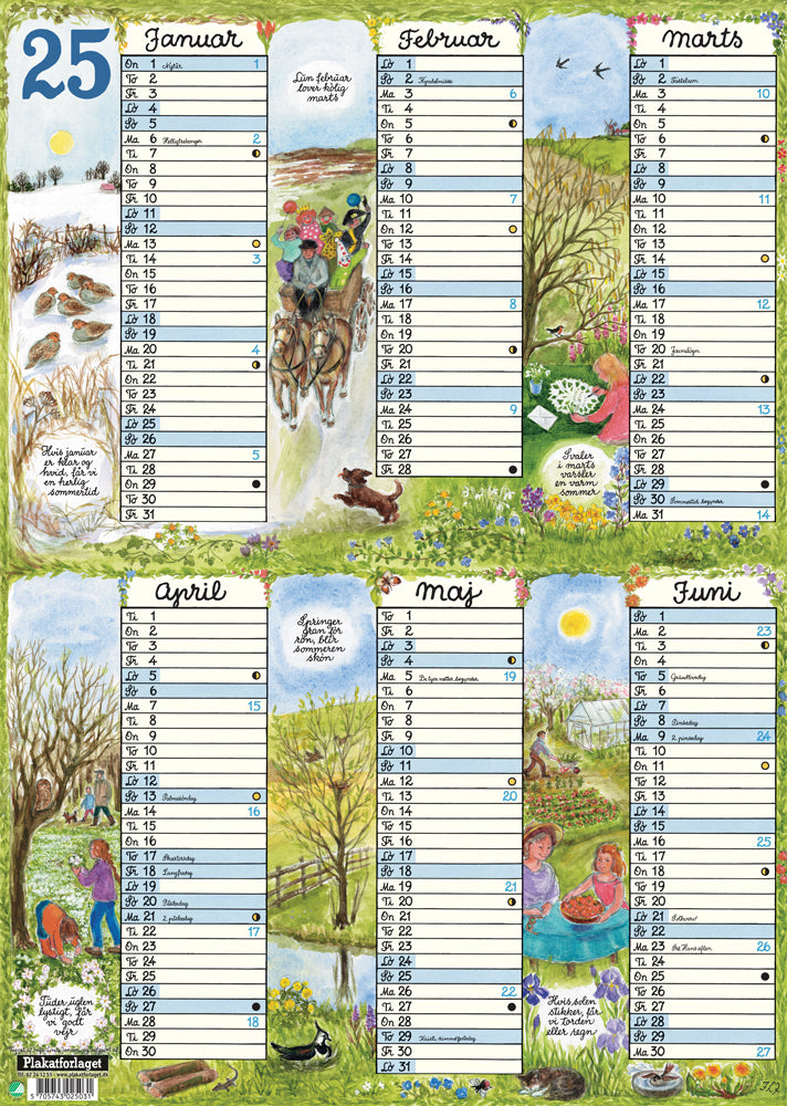 2025 Kalendere – Plakatforlaget ApS